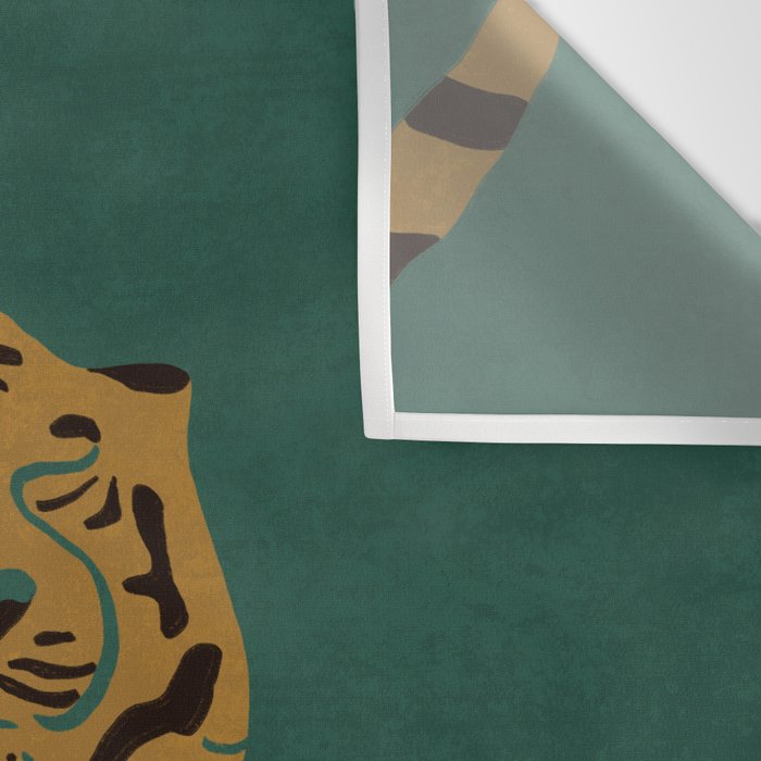 Tiger Doesn't Lose Sleep Wall Tapestry Gallery Image 3