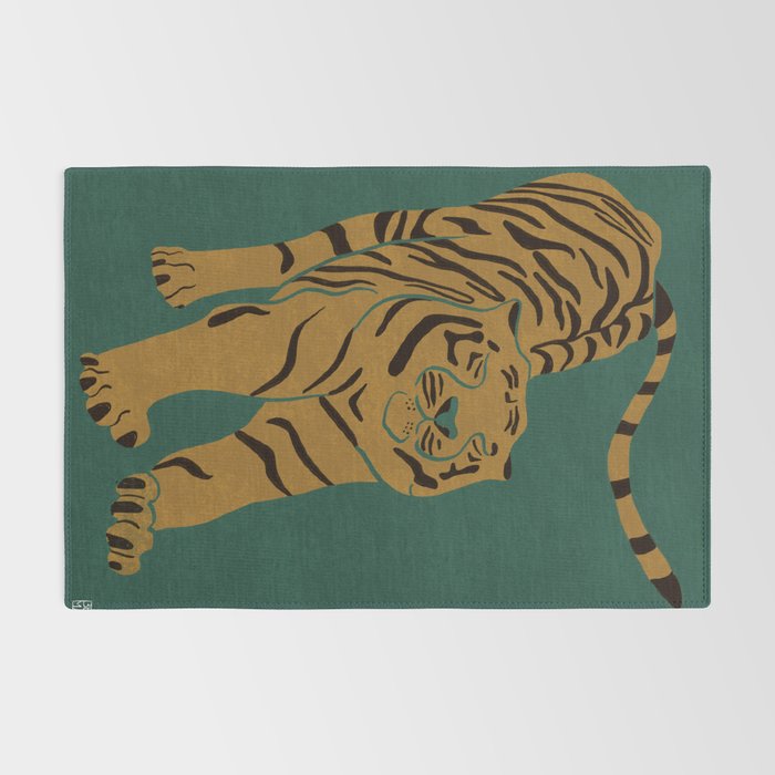 Tiger Doesn't Lose Sleep Rug Gallery Image 2