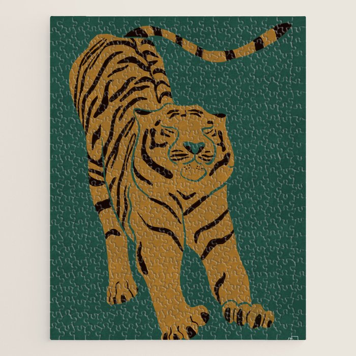 Tiger Doesn't Lose Sleep Jigsaw Puzzle Gallery Image 1