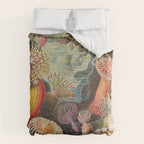Ernst Haeckel Sea Anemones Vintage Illustration Duvet Cover Gallery Image 6
