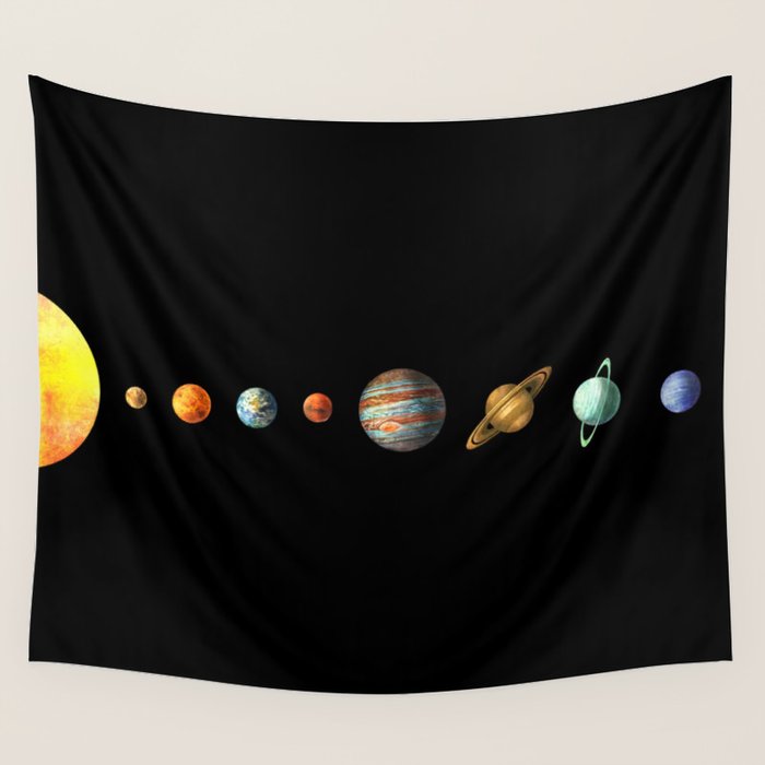 The Solar System  Wall Tapestry Gallery Image 4