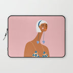 Cheetah Earrings Laptop Sleeve Gallery Image 1