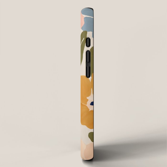 Soft Abstract Floral Garden II iPhone Case Gallery Image 2