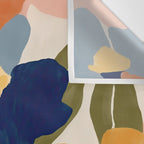Soft Abstract Floral Garden II Wall Tapestry Gallery Image 3