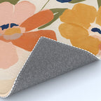 Soft Abstract Floral Garden II Rug Gallery Image 4