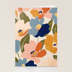 Soft Abstract Floral Garden II Stationery Card Gallery Image 2