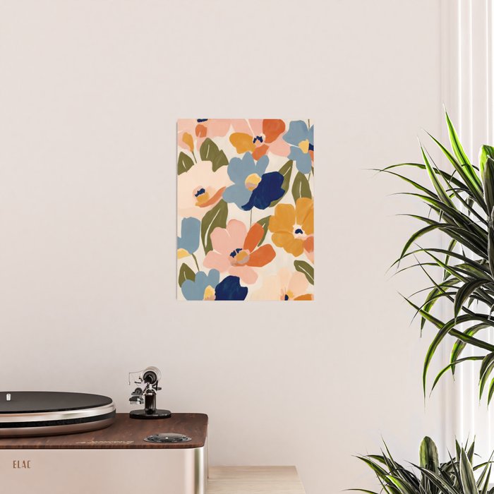 Soft Abstract Floral Garden II Poster Gallery Image 2