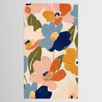 Soft Abstract Floral Garden II Tablecloth Gallery Image 2
