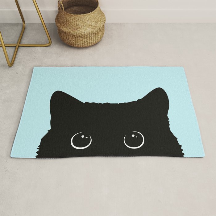 Black cat I Rug Gallery Image 1