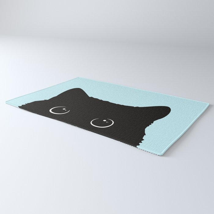 Black cat I Rug Gallery Image 3