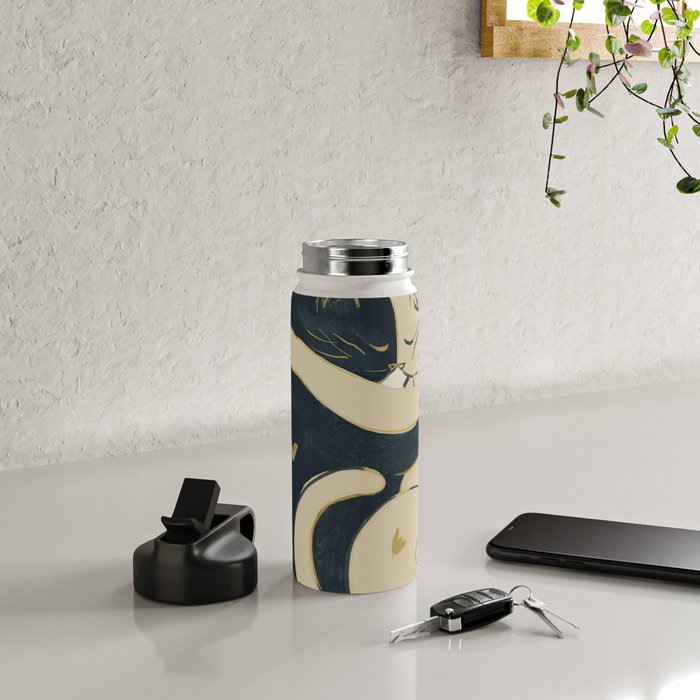 Cats In Love 5 Water Bottle Gallery Image 4