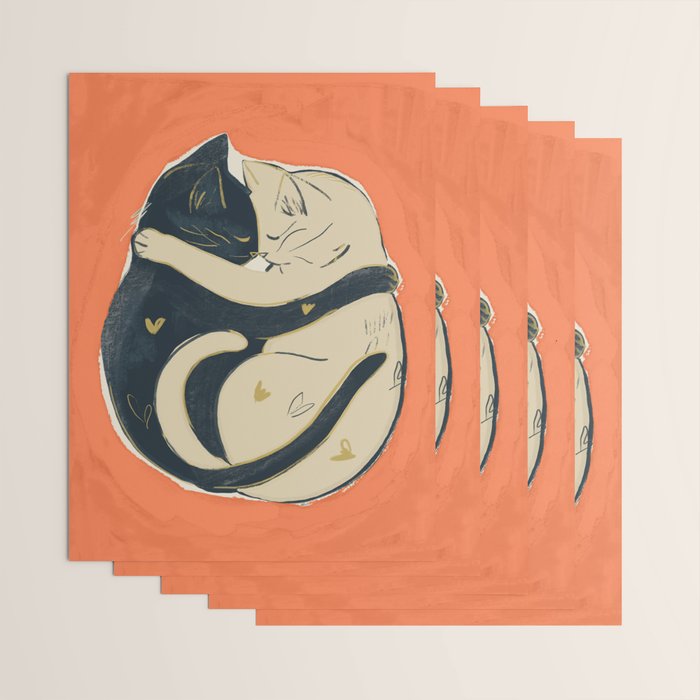 Cats In Love 5 Wrapping Paper Gallery Image 3