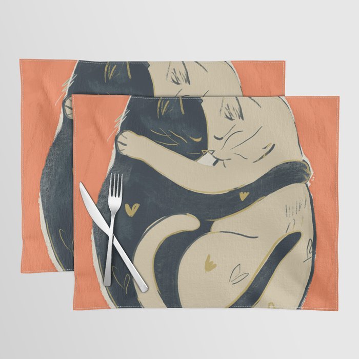 Cats In Love 5 Placemat Gallery Image 1