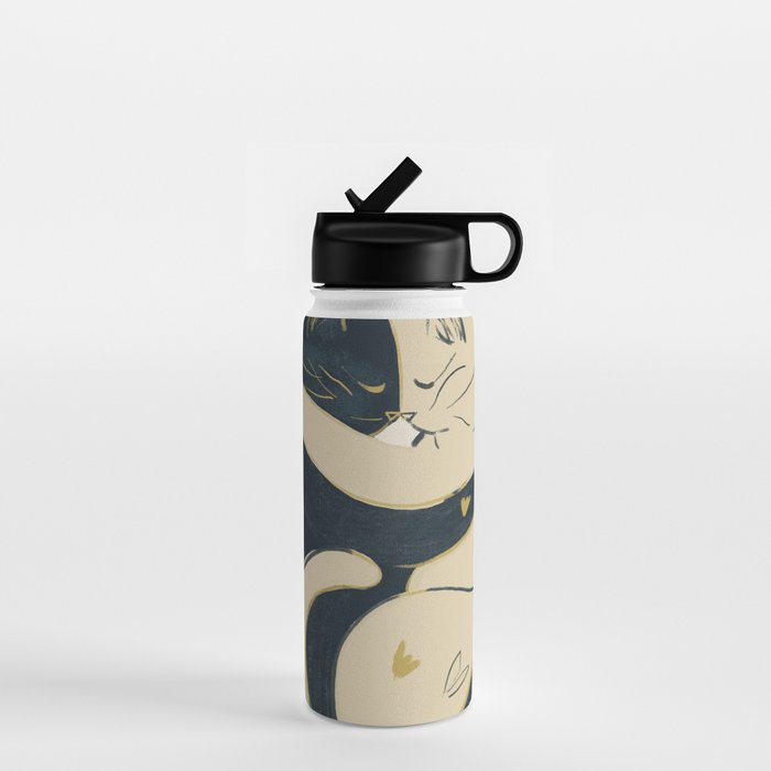 Cats In Love 5 Water Bottle Gallery Image 1