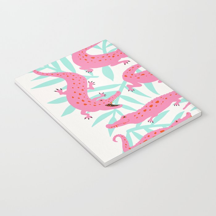 Alligator Collection - Pink & Turquoise Palette Notebook Gallery Image 3