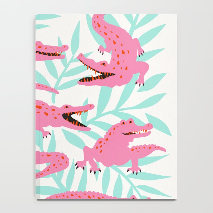 Alligator Collection - Pink & Turquoise Palette Notebook Gallery Image 4