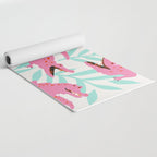 Alligator Collection - Pink & Turquoise Palette Yoga Mat Gallery Image 2