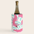 Alligator Collection - Pink & Turquoise Palette Wine Chiller Gallery Image 2