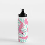 Alligator Collection - Pink & Turquoise Palette Water Bottle Gallery Image 3