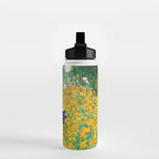 Gustav Klimt "Flower garden" Water Bottle Gallery Image 2