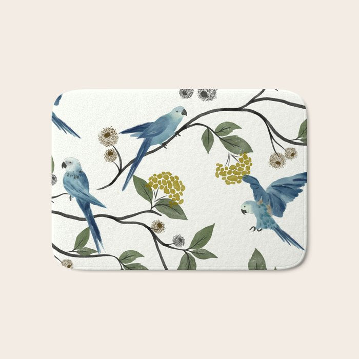 Spix Macaws Bath Mat Gallery Image 1