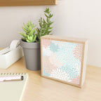 Floral Prints, Soft, Peach and Teal, Modern Print Art Mini Art Print Gallery Image 2