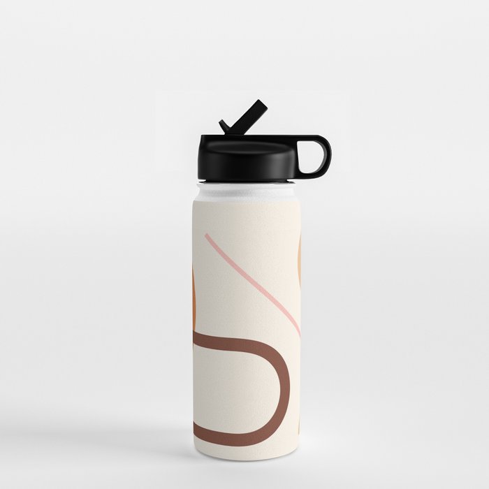 Abstraction_GEOMETRIC_SHAPE_ART_Minimalism_001C Water Bottle