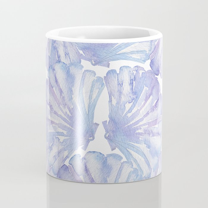 Shell Ya Later - Purple Seashell Pattern Coffee Mug Gallery Image 4