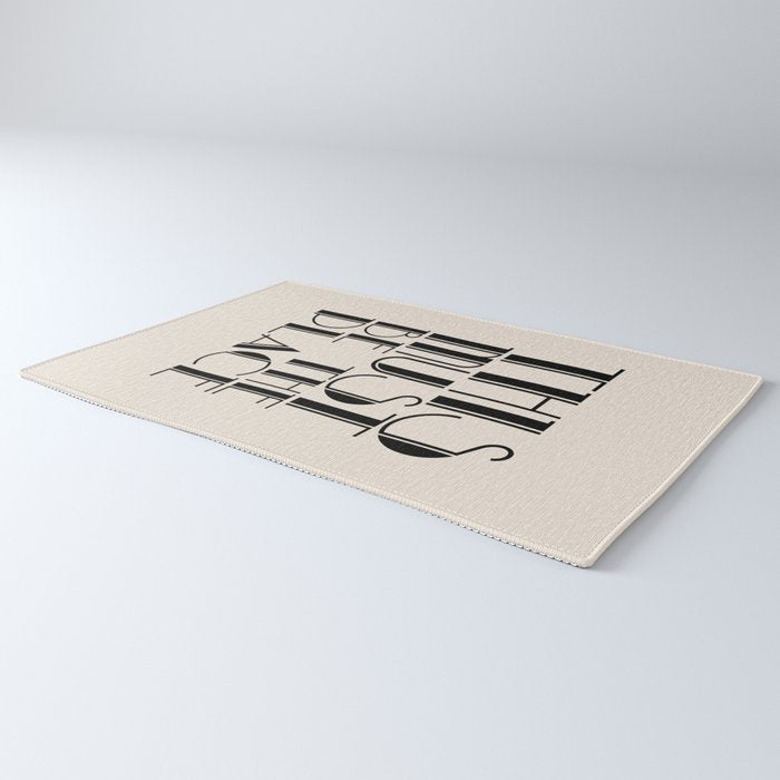 This Must Be The Place (Beige) Rug Gallery Image 3
