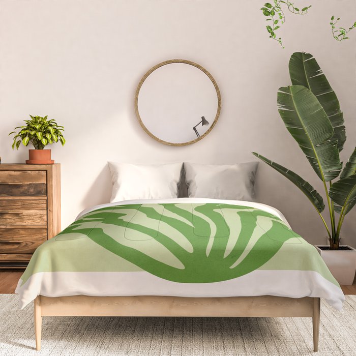 La Palma & Sage: Matisse Paper Leaf Cutouts 03 Comforter Gallery Image 3