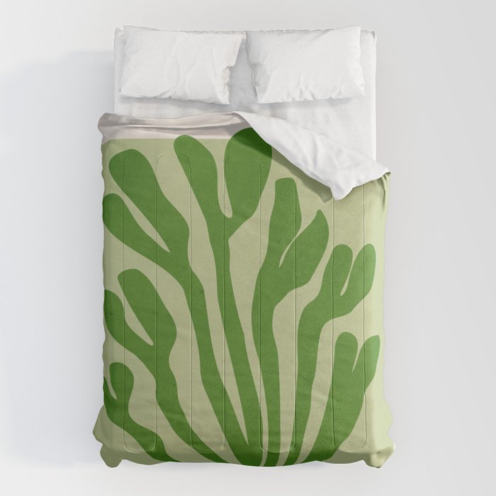 La Palma & Sage: Matisse Paper Leaf Cutouts 03 Comforter Gallery Image 1