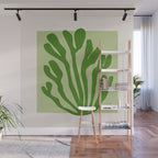 La Palma & Sage: Matisse Paper Leaf Cutouts 03 Wall Mural Gallery Image 1