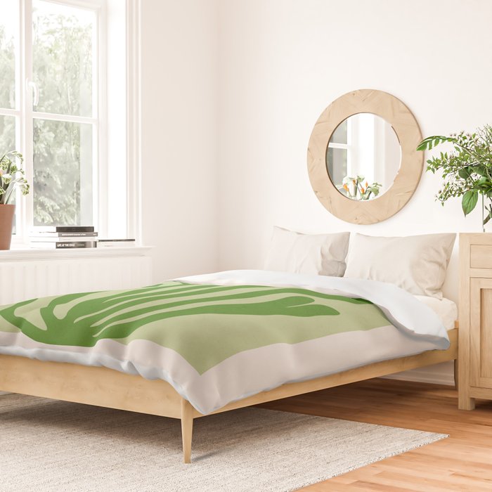 La Palma & Sage: Matisse Paper Leaf Cutouts 03 Duvet Cover Gallery Image 2