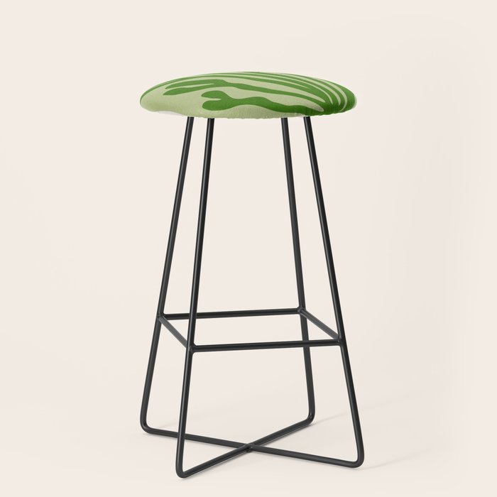 La Palma & Sage: Matisse Paper Leaf Cutouts 03 Stool Gallery Image 1