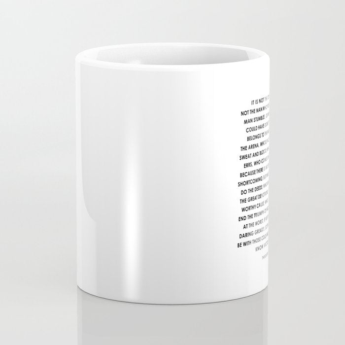 The Man in the Arena - Theodore Roosevelt Coffee Mug Gallery Image 4