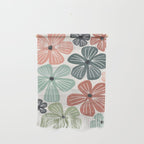 Frangipani flowers - earthy Wall Hanging Gallery Image 1