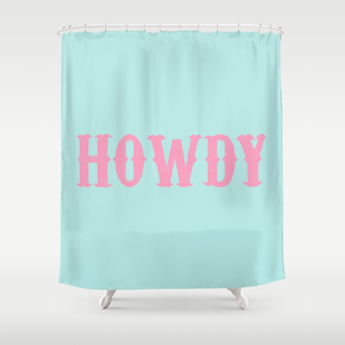 HOWDY Shower Curtain Gallery Image 1