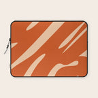 Abstract Composition in Orange & Peach Laptop Sleeve Gallery Image 1