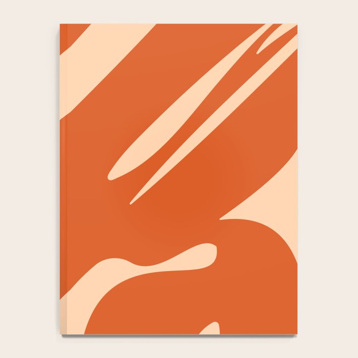 Abstract Composition in Orange & Peach Notebook Gallery Image 4