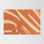 Abstract Composition in Orange & Peach Rug Gallery Image 2