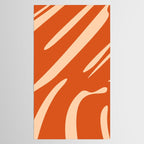 Abstract Composition in Orange & Peach Tablecloth Gallery Image 2