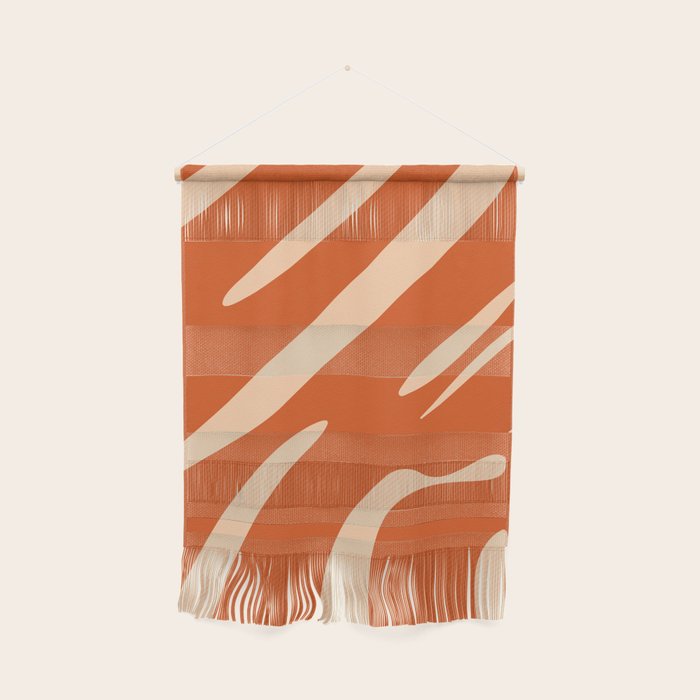 Abstract Composition in Orange & Peach Wall Hanging Gallery Image 1