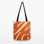 Abstract Composition in Orange & Peach Tote Bag Gallery Image 2