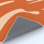 Abstract Composition in Orange & Peach Rug Gallery Image 4