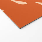 Abstract Composition in Orange & Peach Welcome Mat Gallery Image 2