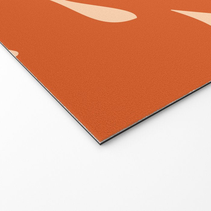 Abstract Composition in Orange & Peach Welcome Mat Gallery Image 2