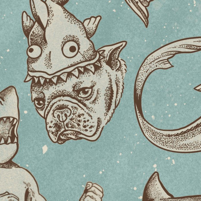 Shark Week Tattoo Flash 2023 Coffee Mug Gallery Image 2
