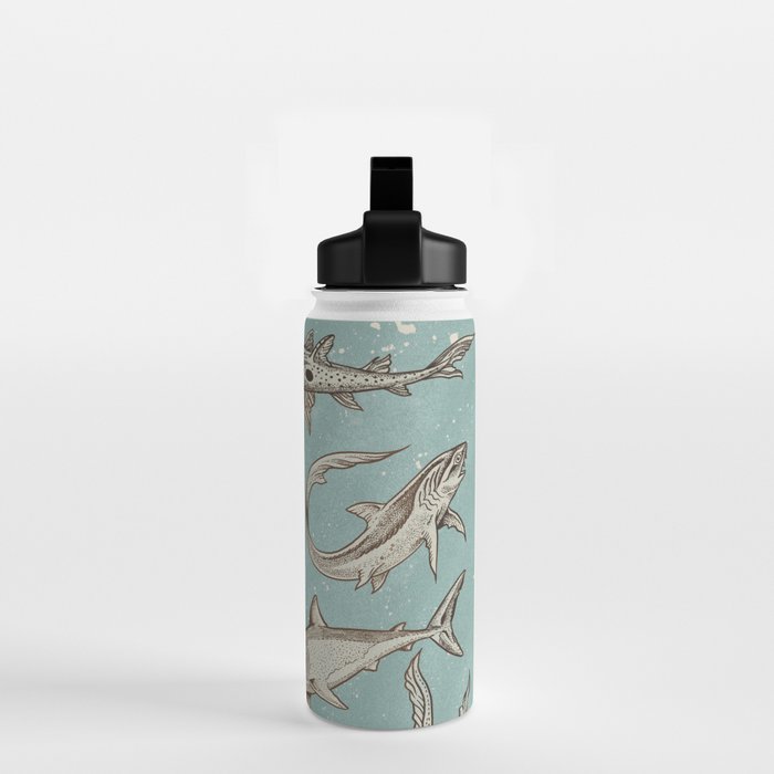 Shark Week Tattoo Flash 2023 Water Bottle Gallery Image 2