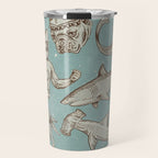Shark Week Tattoo Flash 2023 Travel Mug Gallery Image 1