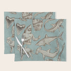 Shark Week Tattoo Flash 2023 Placemat Gallery Image 1
